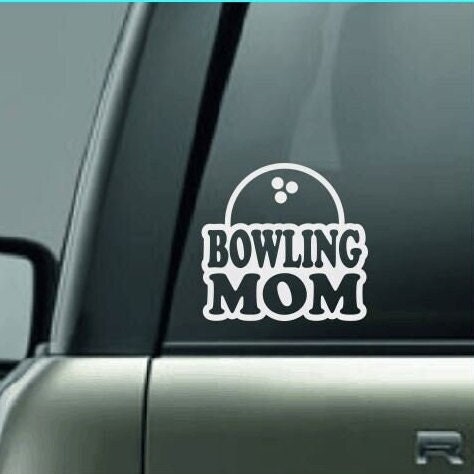 Bowling Mom, Bowling Mom Car Decal, Bowling Mom Sticker, Bowling Decal, Proud Bowling Mom, Bowling, Bowling Tournament, Bowler, Bowling Ball