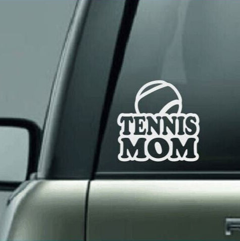 Tennis Mom, Tennis Mom Car Decal, Tennis Mom Sticker, Tennis Decal, Proud Tennis Mom, Tennis Tournament, High School Tennis, Tennis