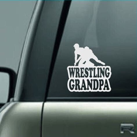 Wrestling Grandpa, Wrestling Grandpa Decal, High School Wrestling, Professional Wrestling, Custom Wrestling Decal, Wrestling, Wrestling Team