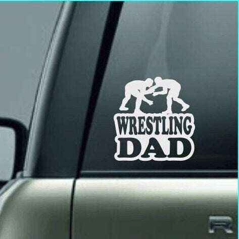 Wrestling Dad, Wrestling Dad Decal, High School Wrestling, Professional Wrestling, Custom Wrestling Decal, Wrestling, Wrestling Team