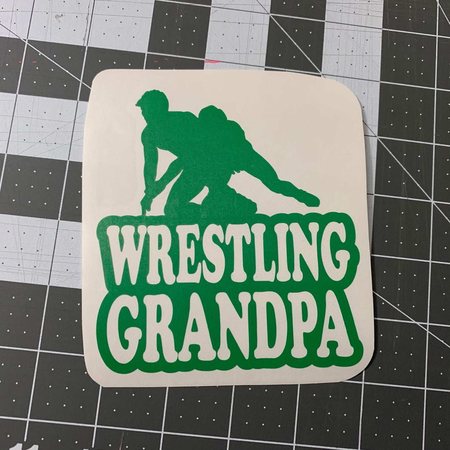 Wrestling Family Custom Decal - Grab Behind