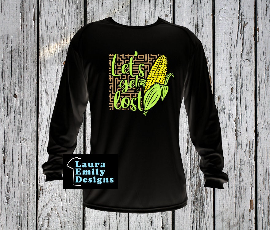 Let's Get Lost in the Corn Maze Shirt, Fall Corn Maze T-shirt, Fall Fun Shirt, Let's Get Lost T-shirt, I Love Corn Mazes Shirt, Halloween