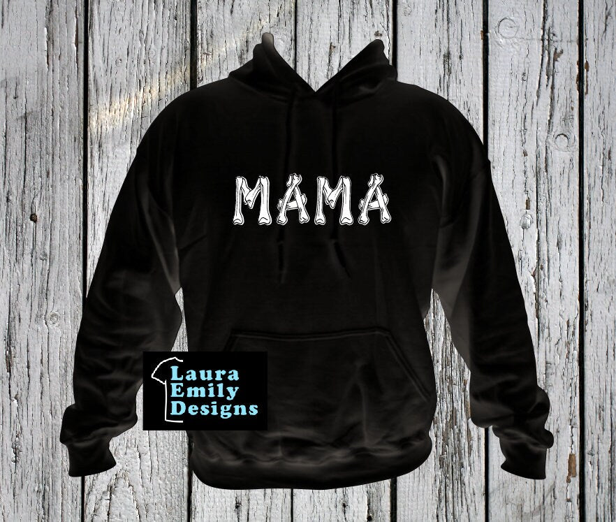 Mama Halloween Sweatshirt, Spooky Mama Hoodie, Mama Drippy Font, Fall Mama Sweatshirt, Mummy, Bones, Witch, Bloody, CUSTOM Halloween Hoodie