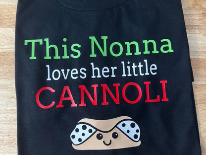 Little Cannoli Custom Name Tee