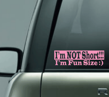 I'm Fun Size Car Decal