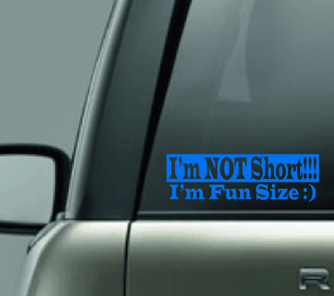 I'm Fun Size Car Decal