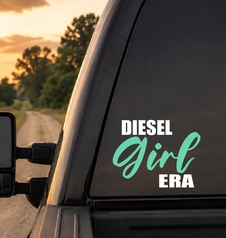 Diesel Girl Era Car Decal
