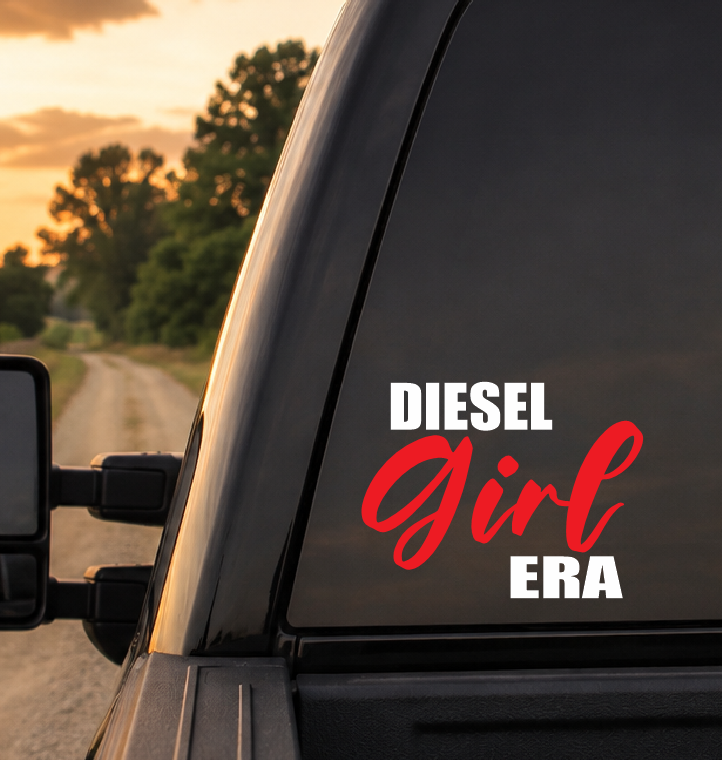 Diesel Girl Era Car Decal