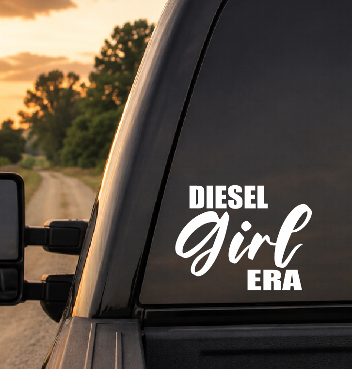 Diesel Girl Era Car Decal