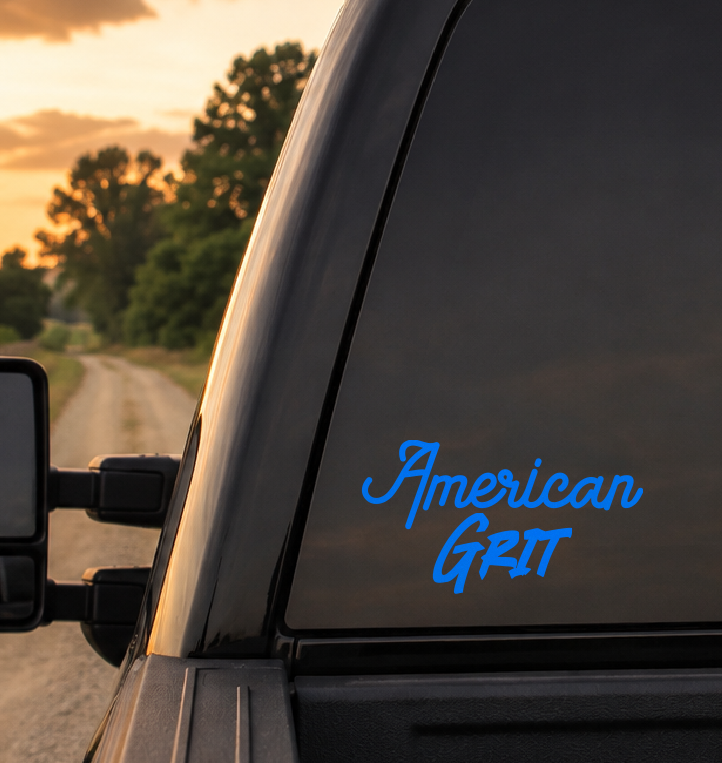 American Grit Car Decal