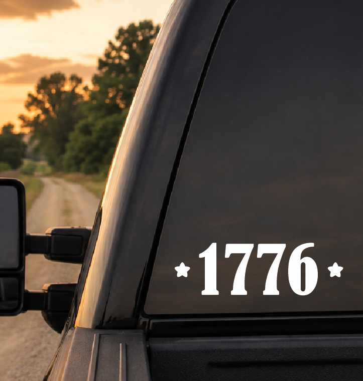1776 Car Decal