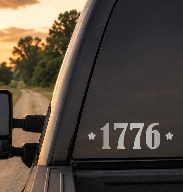 1776 Car Decal