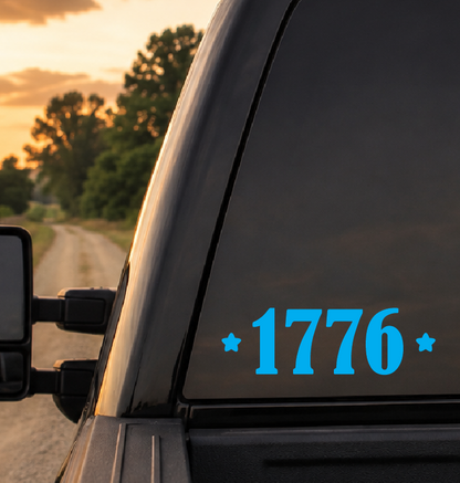 1776 Car Decal