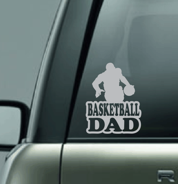 Basketball Family Custom Car Decal - Dribble