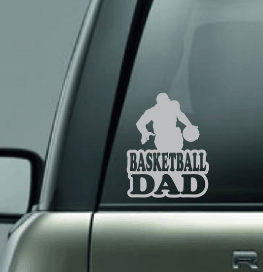 Basketball Family Custom Car Decal - Dribble