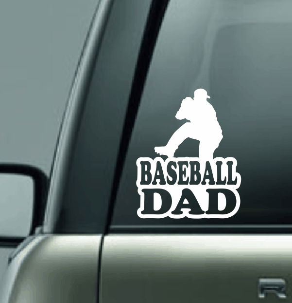 Baseball Family Custom Decal - Pitcher