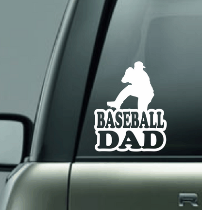 Baseball Family Custom Decal - Pitcher