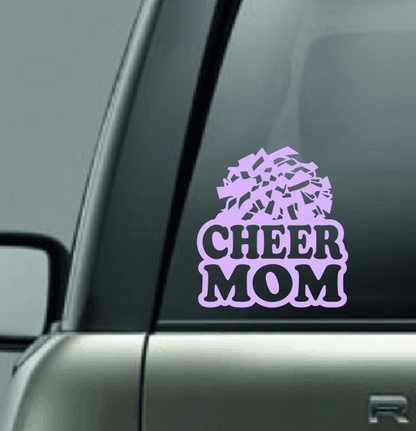 Cheer Family Custom Car Decal - Pom Pom