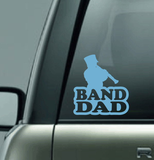 Band Family Custom Car Decal - Clarinet