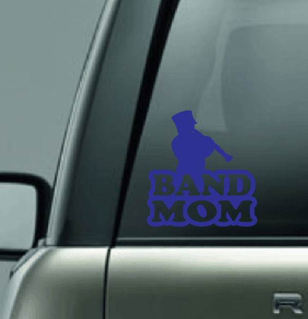 Band Family Custom Car Decal - Clarinet