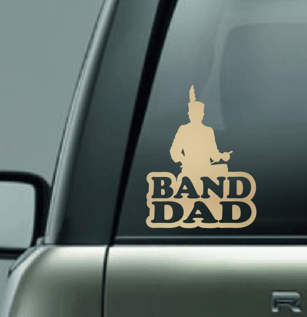 Band Family Custom Car Decal - Drum