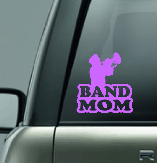 Band Family Custom Car Decal - Trumpet