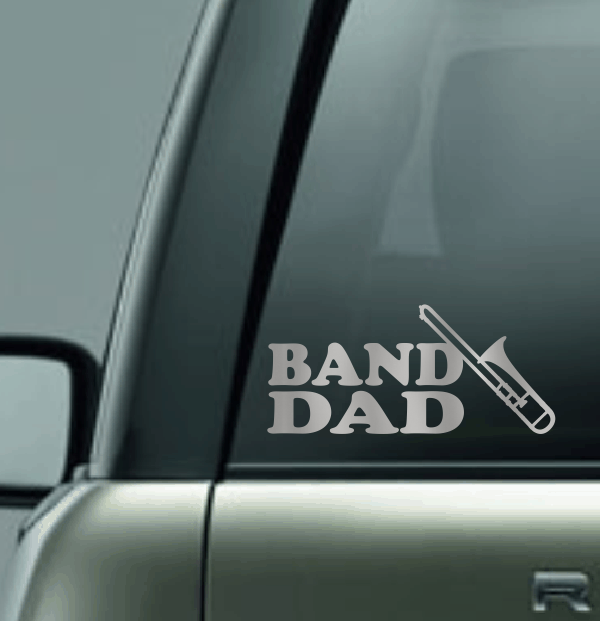 Band Family Custom Decal - Trombone