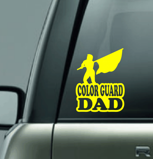 Color Guard Family Custom Decal - Flag 1