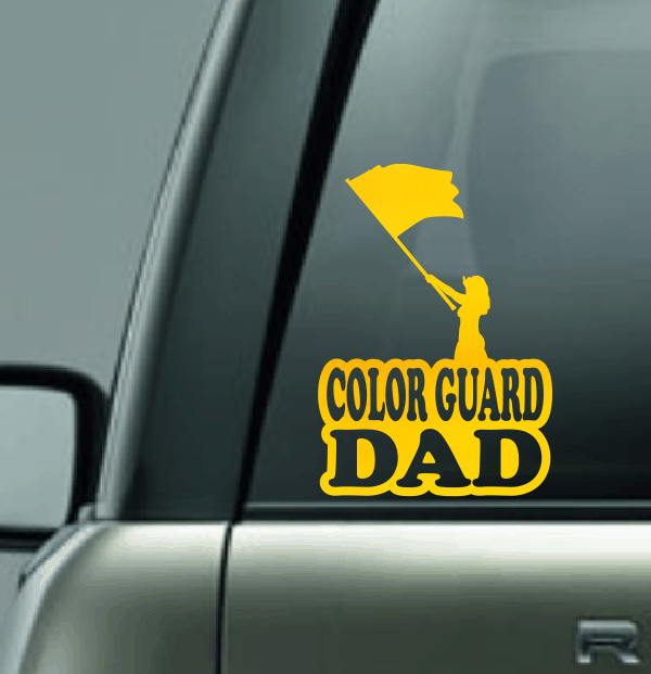 Color Guard Family Custom Decal - Flag 2
