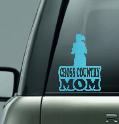 Cross Country Family Custom Decal - Female Runner 1