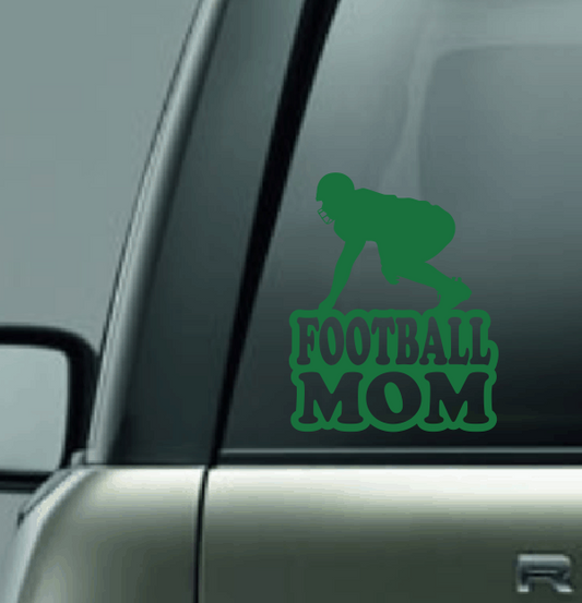 Football Family Custom Decal - 3 Point Stance