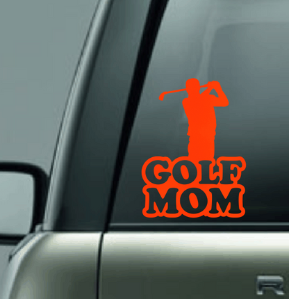 Golf Family Custom Decal - Follow Through