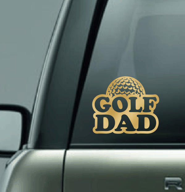 Golf Family Custom Decal - Golf Ball