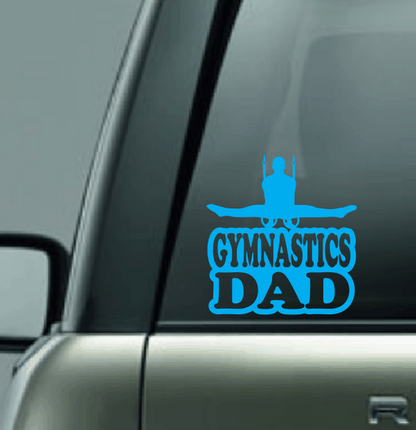 Gymnastics Family Custom Decal - Rings