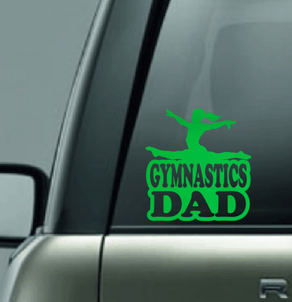 Gymnastics Family Custom Decal - Jump