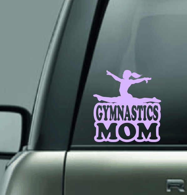 Gymnastics Family Custom Decal - Jump