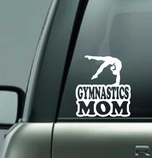 Gymnastics Family Custom Decal - Backflip