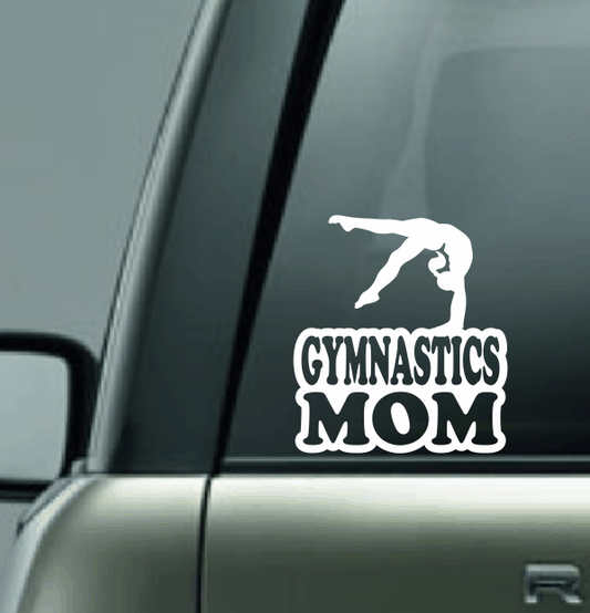 Gymnastics Family Custom Decal - Backflip