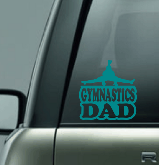 Gymnastics Family Custom Decal - Balance Beam