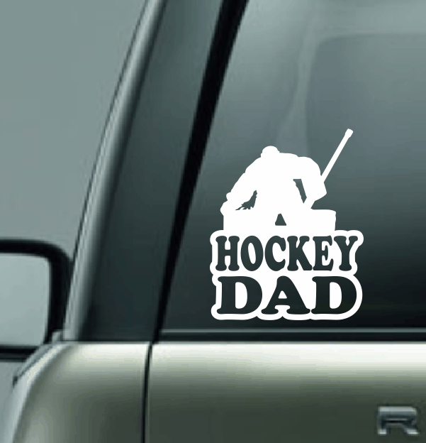 Hockey Family Custom Car Decal - Goalie