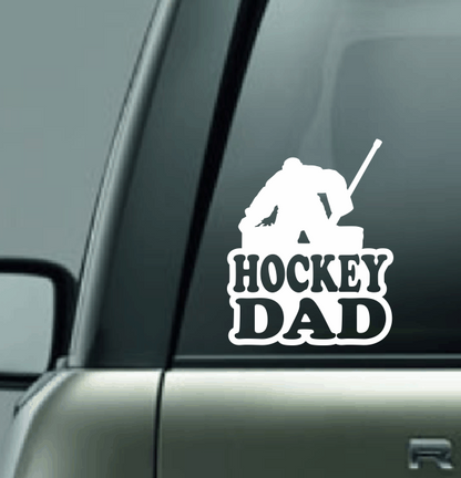 Hockey Family Custom Car Decal - Goalie