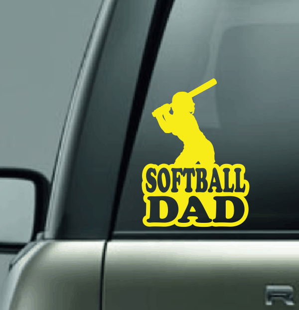 Softball Family Custom Decal - Batter