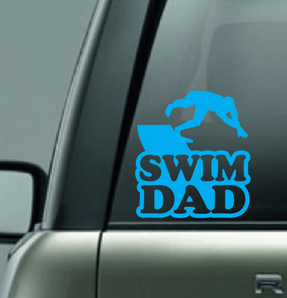 Swim Family Custom Decal - Diver