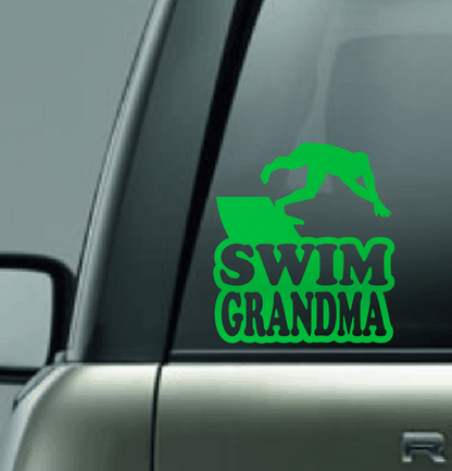 Swim Family Custom Decal - Diver