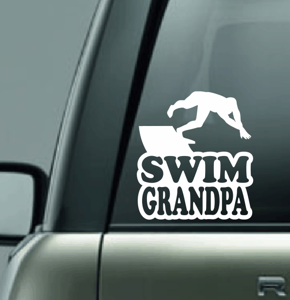 Swim Family Custom Decal - Diver