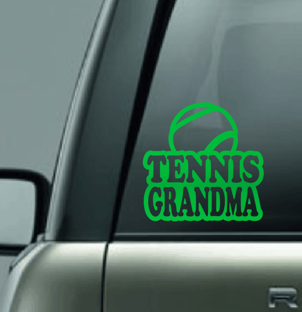 Tennis Family Custom Decal - Ball