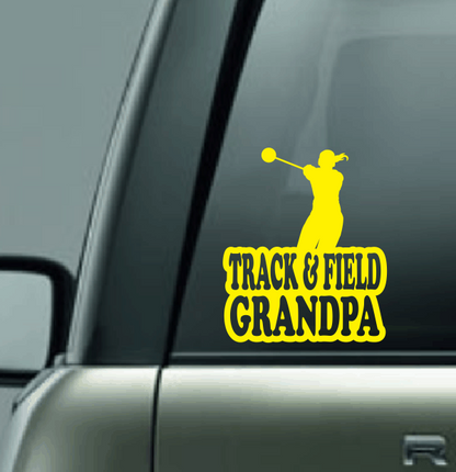 Track & Field Family Custom Decal - Hammer Throw