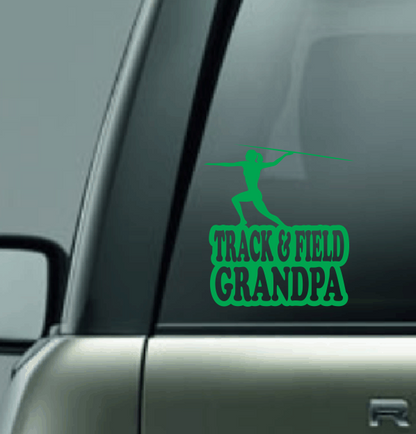 Track & Field Family Custom Decal - Javelin (Female)