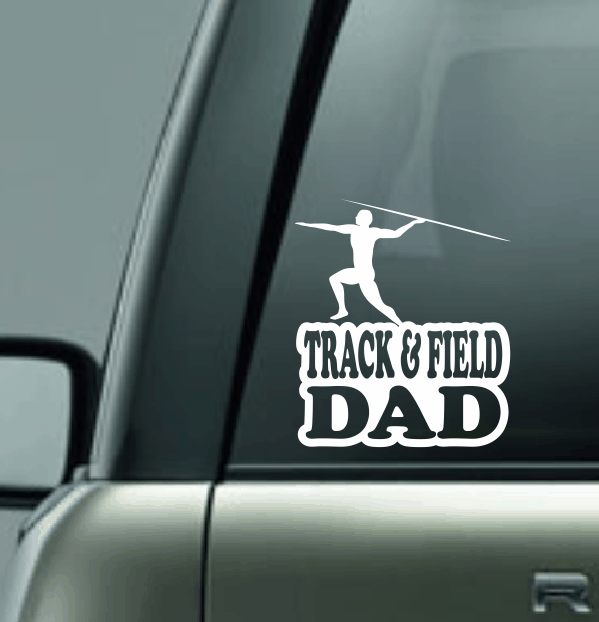 Track & Field Family Custom Decal - Javelin (Male)