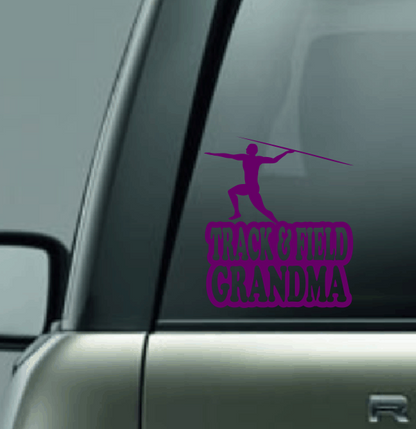 Track & Field Family Custom Decal - Javelin (Male)